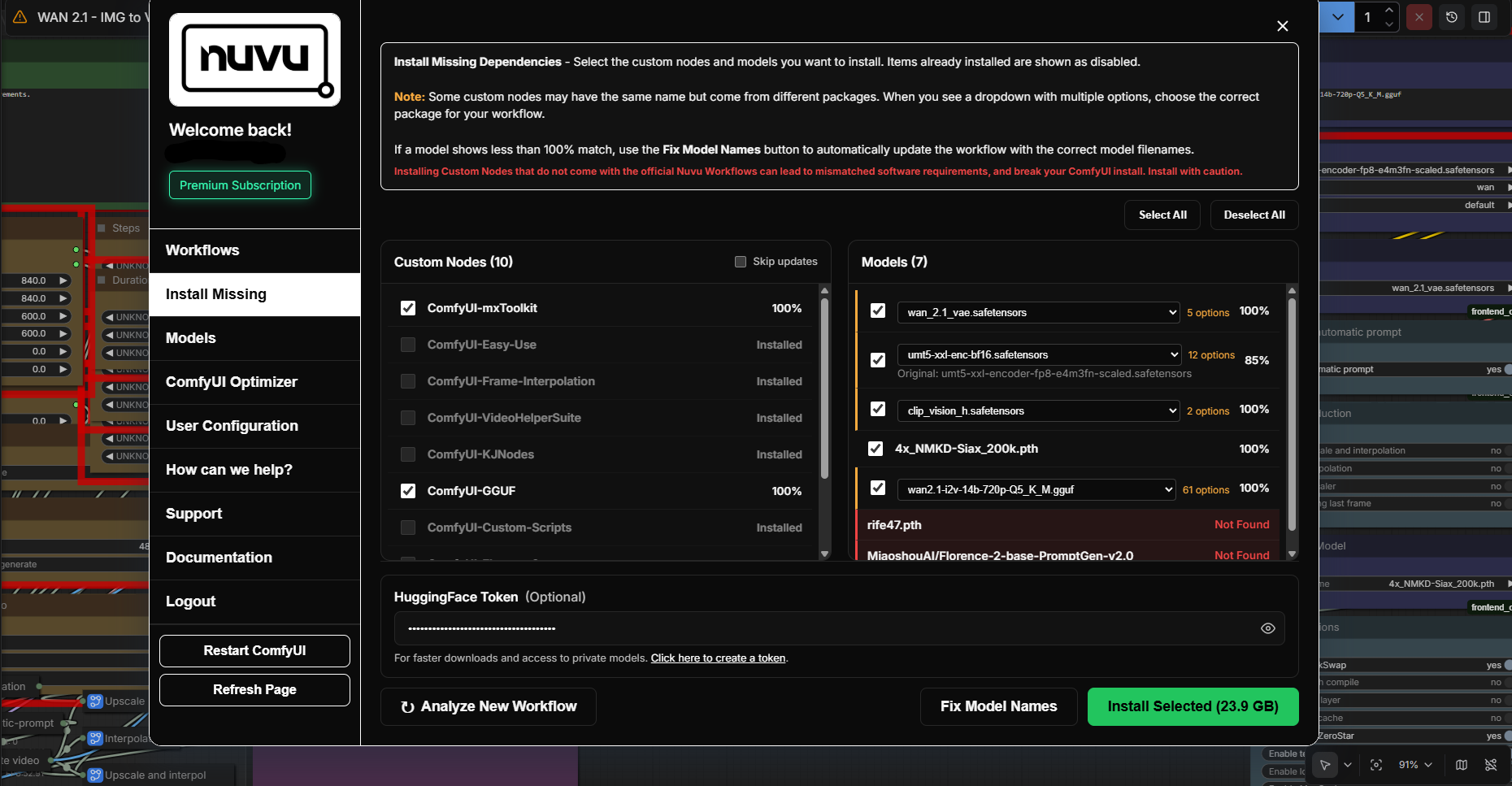 Install Missing Example