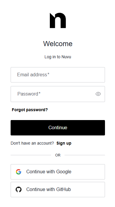 Auth0 Login Form