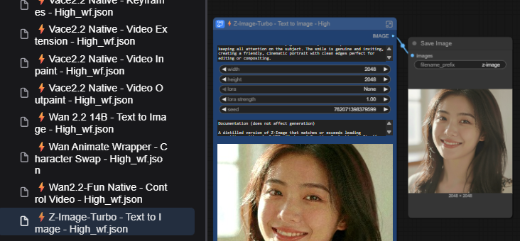 Z-Image-Turbo Workflow